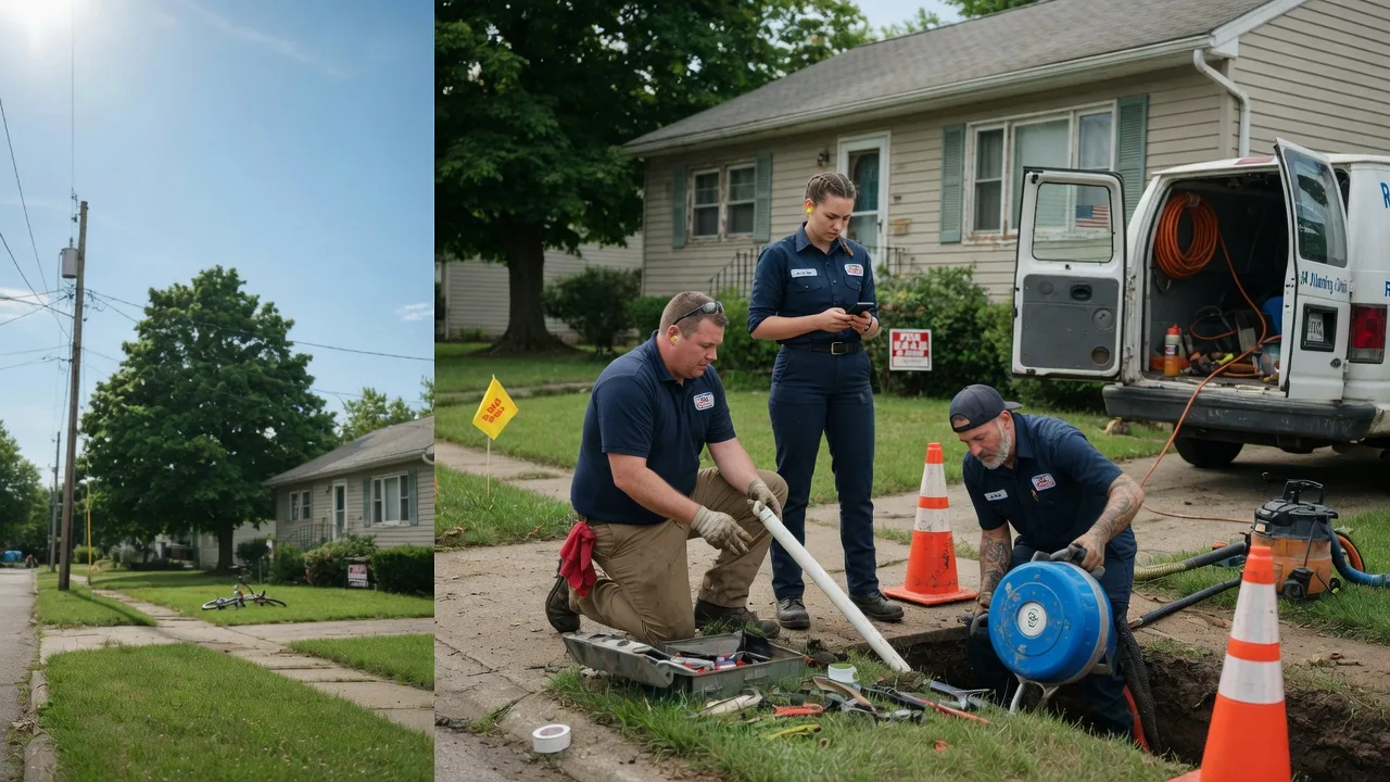 Sewer Line Repair in White Pigeon, MI near me
